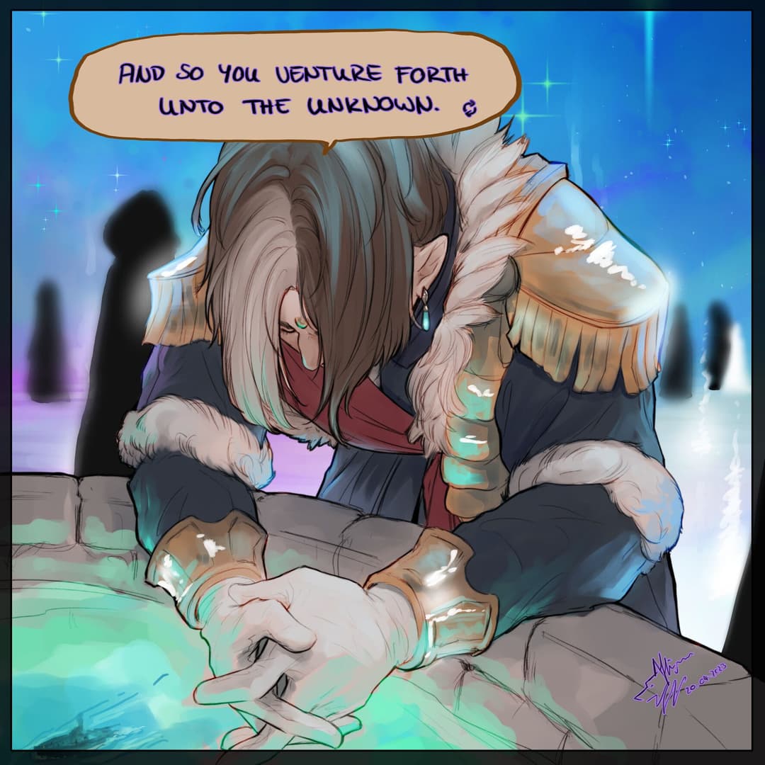 FanArt - Emet-Selch Narrates 02